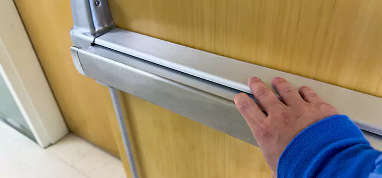 Installing a Push Bar on a Door Fort Myers